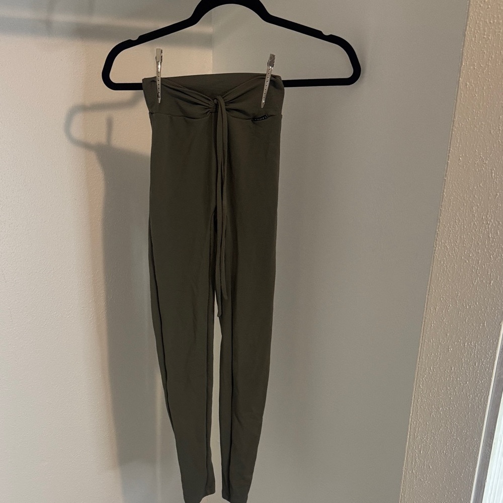 Olive Green Women's Leggings